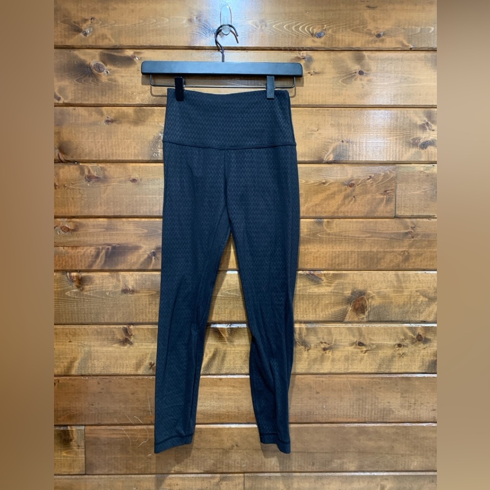 Lululemon Diverge Emboss Black Align Pant II 25"